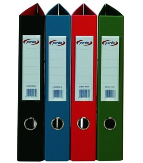 CARPETA PARDO PVC Fº 2 AN.40 MX NEGRO