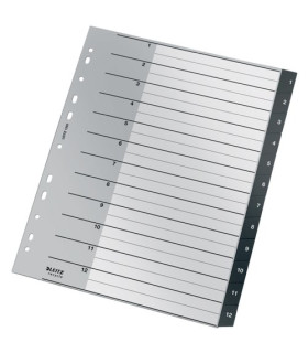 INDICE LEITZ PP RECYCLE NUM.A4+ ps.1-12