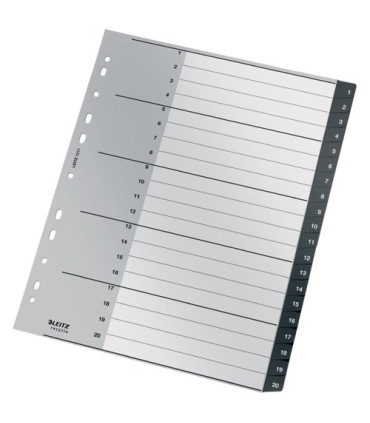 INDICE LEITZ PP RECYCLE NUM.A4+ ps.1-20