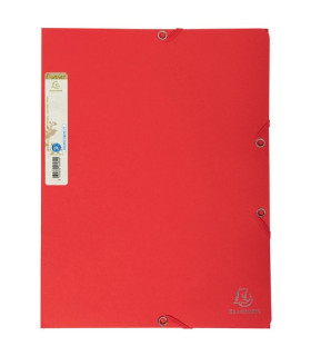 CARPETA SOLAP.EXACOMPTA CART. A4 ROJO