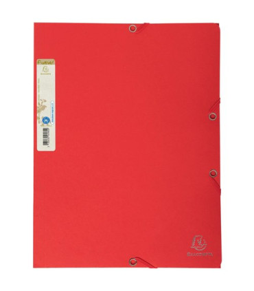 CARPETA SOLAP.EXACOMPTA CART. A4 ROJO