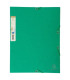 CARPETA SOLAP.EXACOMPTA CART. A4 VERDE