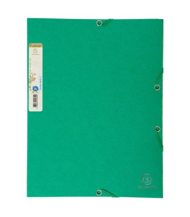 CARPETA SOLAP.EXACOMPTA CART. A4 VERDE