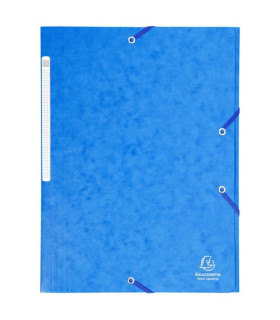 CARPETA SOLAP.EXACOMPTA CART. A4 AZUL