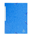 CARPETA SOLAP.EXACOMPTA CART. A4 AZUL