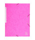 CARPETA SOLAP.EXACOMPTA CART. A4 FUCSIA