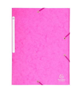 CARPETA SOLAP.EXACOMPTA CART. A4 FUCSIA