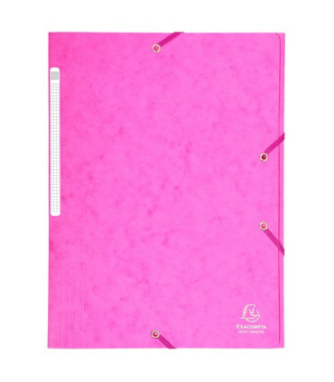 CARPETA SOLAP.EXACOMPTA CART. A4 FUCSIA