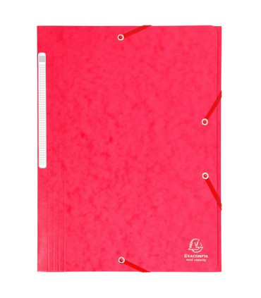 CARPETA SOLAP.EXACOMPTA CART. A4 ROJO