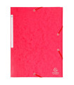 CARPETA SOLAP.EXACOMPTA CART. A4 ROJO