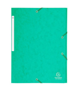 CARPETA SOLAP.EXACOMPTA CART. A4 VERDE