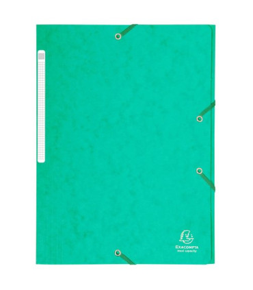 CARPETA SOLAP.EXACOMPTA CART. A4 VERDE