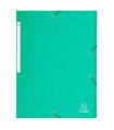 CARPETA SOLAP.EXACOMPTA CART. A4 VERDE