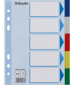 SEPARADORES ESSELTE PP A5 5 ps.