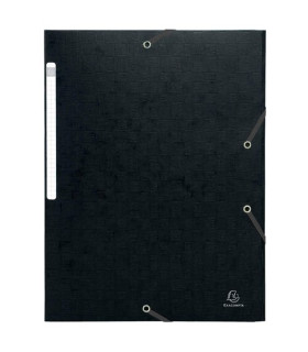 CARPETA SOLAP.EXACOMPTA CART. A4 NEGRO