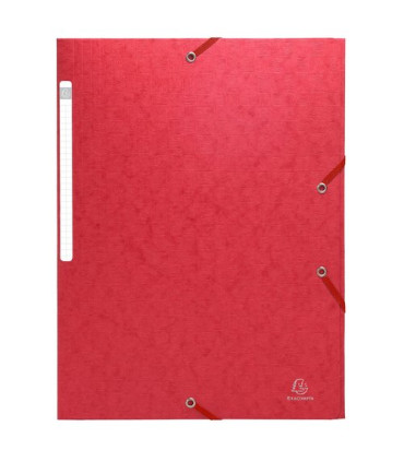 CARPETA SOLAP.EXACOMPTA CART. A4 ROJO