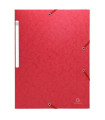 CARPETA SOLAP.EXACOMPTA CART. A4 ROJO