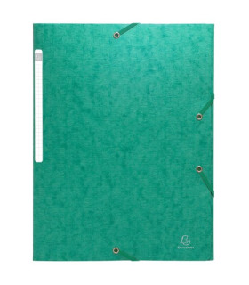 CARPETA SOLAP.EXACOMPTA CART. A4 VERDE