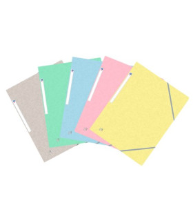 CARPETA SOLAP.OXFORD CAR.A4 TF PASTEL PK