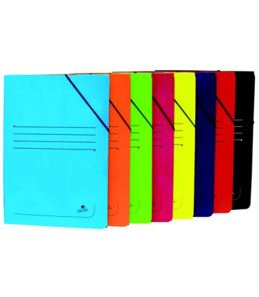 CARPETA GOMAS SOLAP CART. Fº AMARILLO