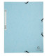 CARPETA SOLAP.EXACOMPTA AQUAREL A4 AZUL