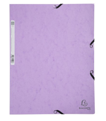 CARPETA SOLAP.EXACOMPTA AQUAREL A4 MALVA
