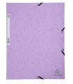 CARPETA SOLAP.EXACOMPTA AQUAREL A4 MALVA