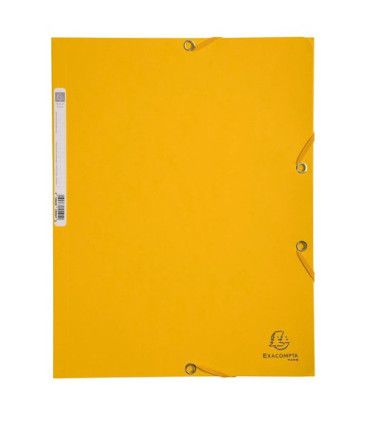 CARPETA SOLAP.EXACOMPTA CART. A4 AMARILL