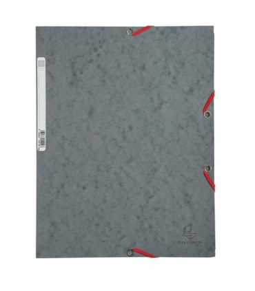 CARPETA SOLAP.EXACOMPTA CART. A4 GRIS