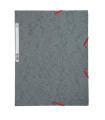 CARPETA SOLAP.EXACOMPTA CART. A4 GRIS
