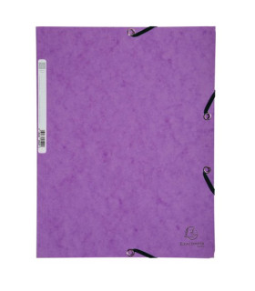 CARPETA SOLAP.EXACOMPTA CART. A4 MORADO