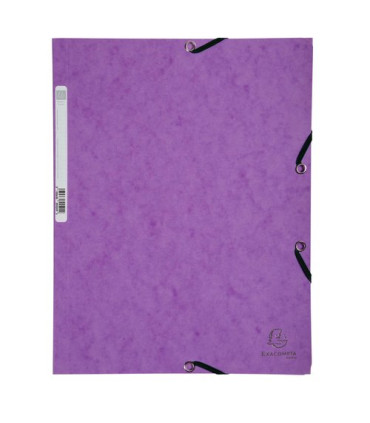 CARPETA SOLAP.EXACOMPTA CART. A4 MORADO