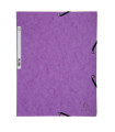 CARPETA SOLAP.EXACOMPTA CART. A4 MORADO