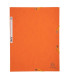 CARPETA SOLAP.EXACOMPTA CART. A4 NARANJA