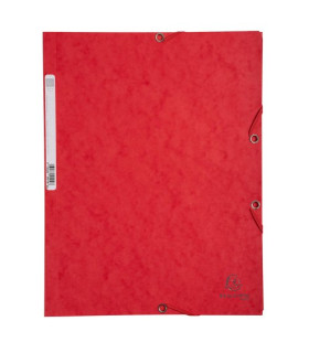 CARPETA SOLAP.EXACOMPTA CART. A4 ROJO