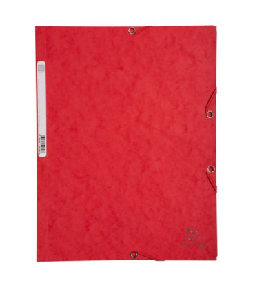 CARPETA SOLAP.EXACOMPTA CART. A4 ROJO
