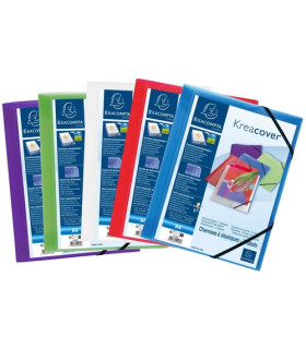 CARPETA SOLAP.EXACOMPTA PP A4 SURTIDO