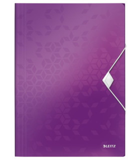CARPETA SOLAP.LEITZ WOW PP A4 VIOLETA