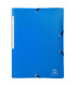 CARPETA SOLAP.EXACOMPTA PP A4 AZUL