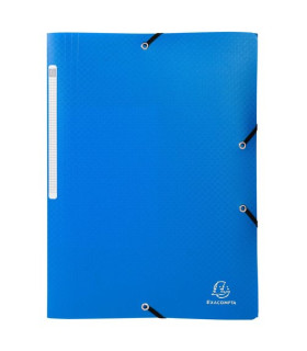 CARPETA SOLAP.EXACOMPTA PP A4 AZUL
