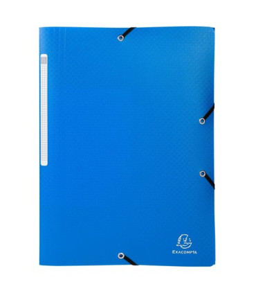 CARPETA SOLAP.EXACOMPTA PP A4 AZUL