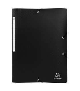 CARPETA SOLAP.EXACOMPTA PP A4 NEGRO