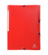 CARPETA SOLAP.EXACOMPTA PP A4 ROJO
