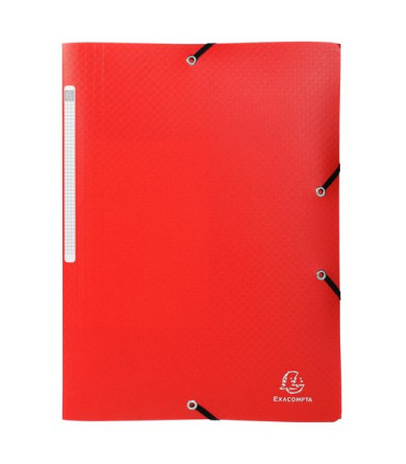 CARPETA SOLAP.EXACOMPTA PP A4 ROJO