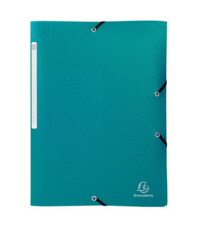 CARPETA SOLAP.EXACOMPTA PP A4 VERDE OSC.