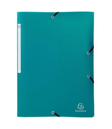 CARPETA SOLAP.EXACOMPTA PP A4 VERDE OSC.