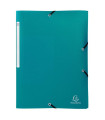 CARPETA SOLAP.EXACOMPTA PP A4 VERDE OSC.