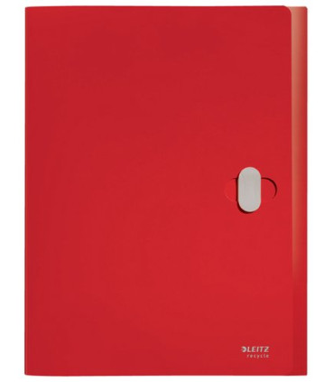 CARP.PROY.LEITZ RECYCLE PP A4 38mm ROJO