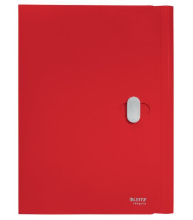 CARPETA SOLAP.LEITZ RECYCLE PP A4 ROJO