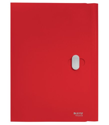 CARPETA SOLAP.LEITZ RECYCLE PP A4 ROJO
